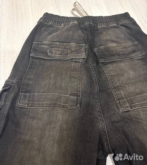 Rick owens штаны клеш