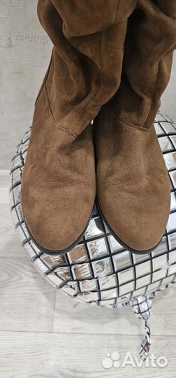 Сапоги женские коричневые