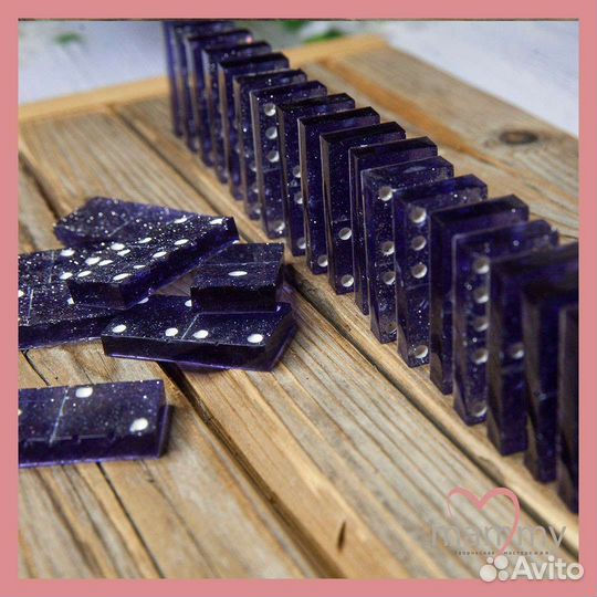 Домино из эпоксидной смолы