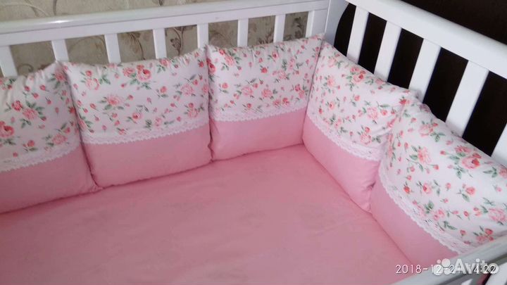 Бортики в детскую кроватку новые