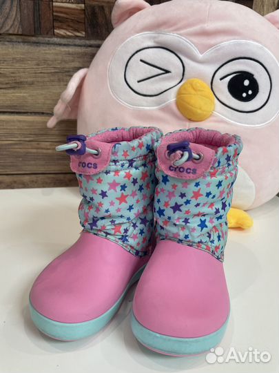 Сапоги для девочки Crocs c7 (14 см )