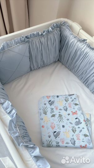 Бортики в кроватку Happy Baby Mommy Lux 100*70 см