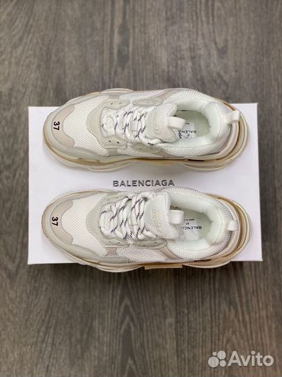 Кроссовки Balenciaga Triple-S White (36-45)