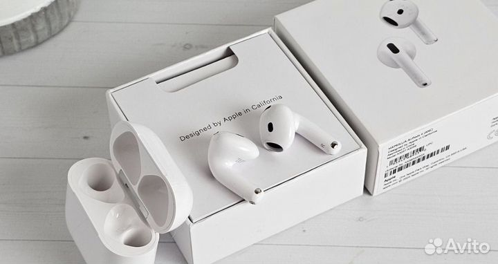 Наушники apple airpods 4 с шумоподавлением
