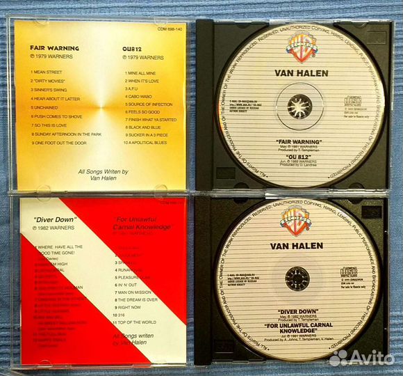 CD Van Halen,Ozzy,Journey,Alice Cooper,Boston