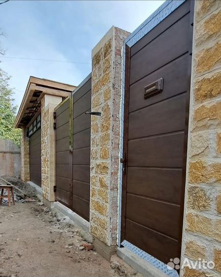 Распашные ворота Алютех