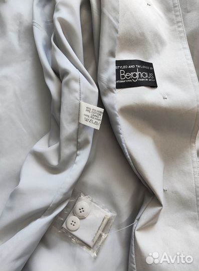 Тренч Berghaus оригинал новый винтаж 52+ плащ