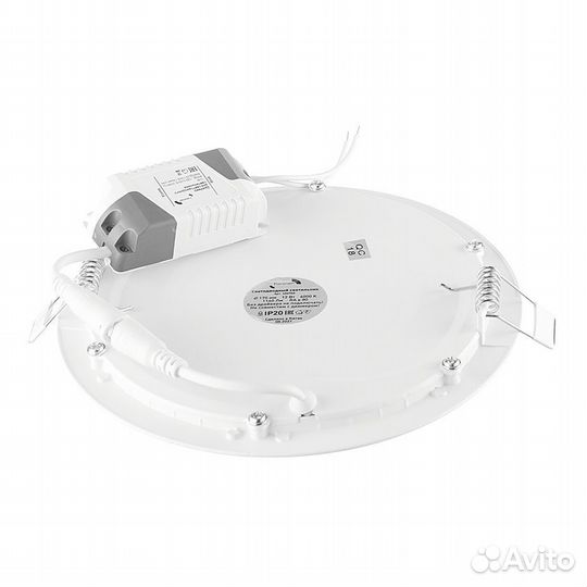 Светильник светодиодный встраиваемый 12 Вт 1140 Лм