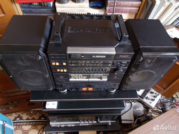 Мощная магнитола Sharp GF-68, Made in Japan
