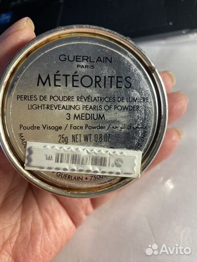 Пудра guerlain метеориты-3 Оригинал