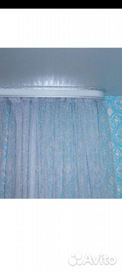 Тюль паутинка готовая