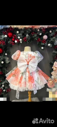 Нарядное платье для девочки 98 104
