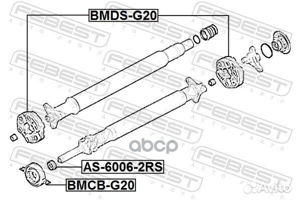 Муфта кардана BMW 3 E90 2004-2008 ECE 2611761