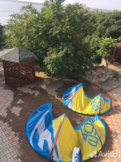 Продам кайт (2шт) (12,9) fone b, планку и насос