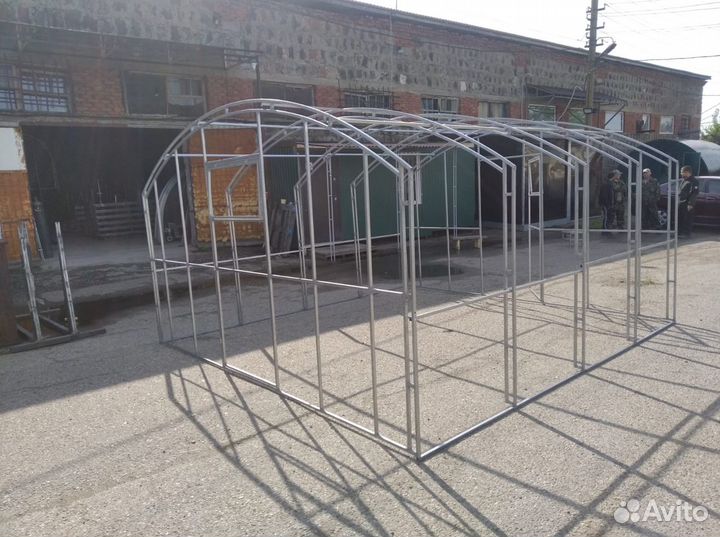 Теплица Прямостенная 4х4м
