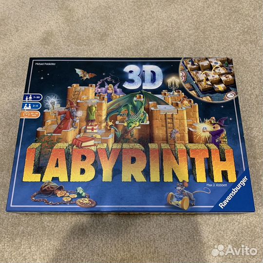 Ravensburger 3D лабиринт семейная настольная игра