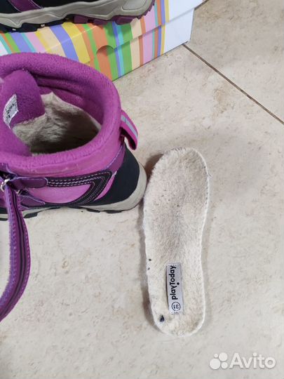 Зимние ботинки для девочки 31