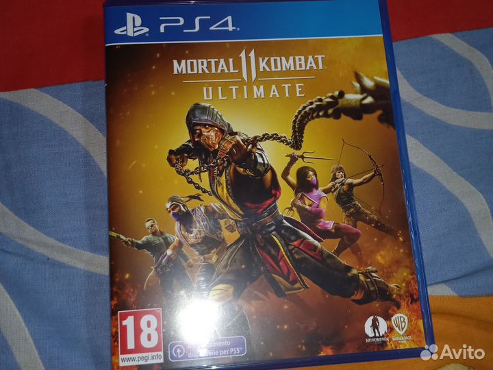 Диски на ps4 Mortal Kombat 11 Ultimate