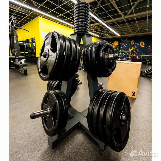 Диск обрезиненный 3 handle черный D51 мм profi-FIT