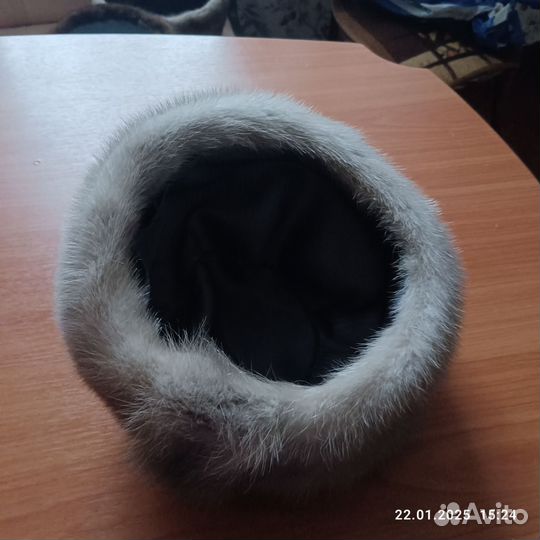Шапка норковая женская
