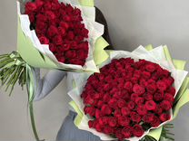 Розы букет 101шт, цветы с доставкой купить
