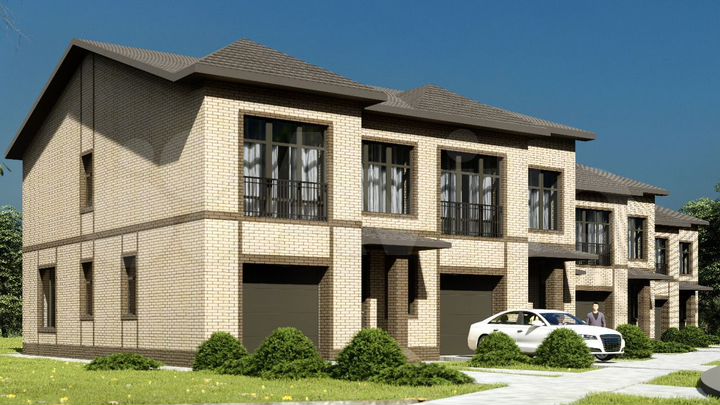 Таунхаус 170 м² на участке 3 сот.