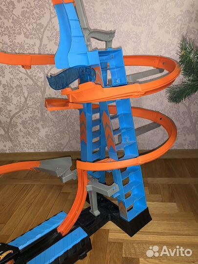 Трасса Hot wheels sky crash tower хот вилс