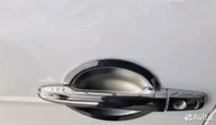 Ручки хромированные митсубиси аутлендер