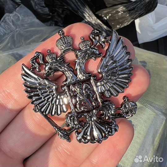 Герб РФ металлический