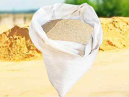 Песок в мешках по 30 кг