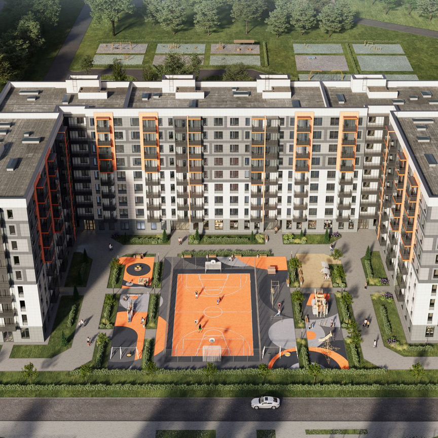 2-к. квартира, 60,7 м², 5/9 эт.