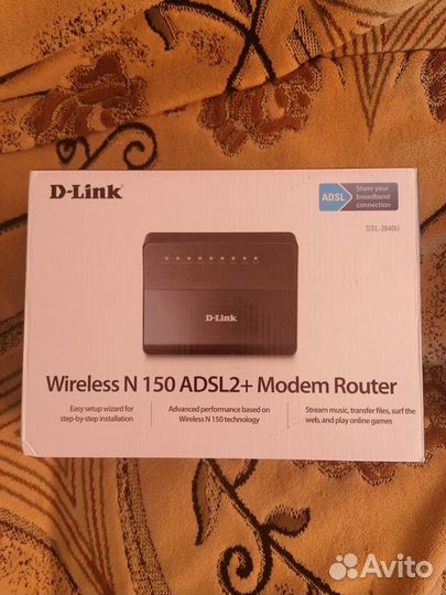 Модем D-Link DSL-2640U