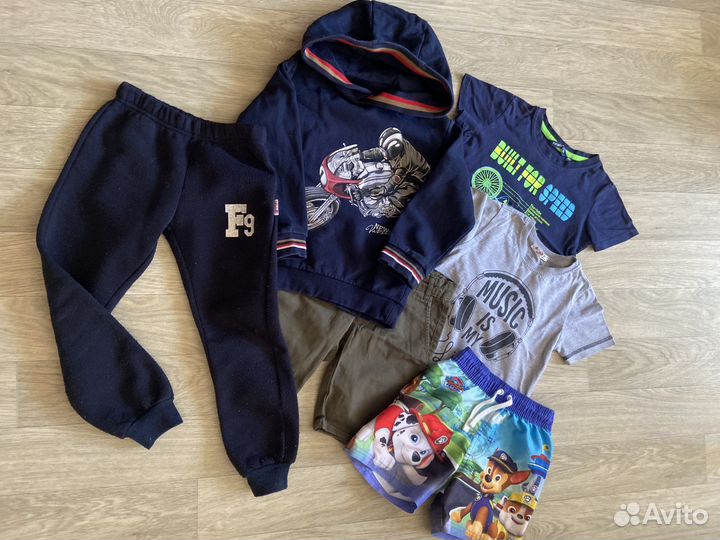 Вещи пакетом на мальчика 4-5 лет