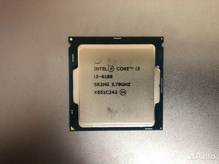 Процессор intel core i3 (8100/6100/4160)