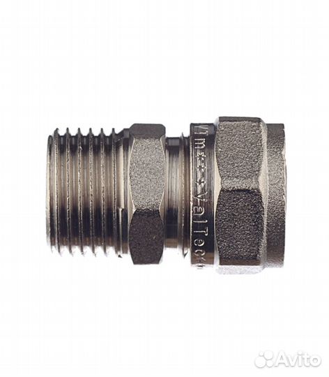 Соединитель прямой 16 обж(ц) х 1/2 нр(ш)