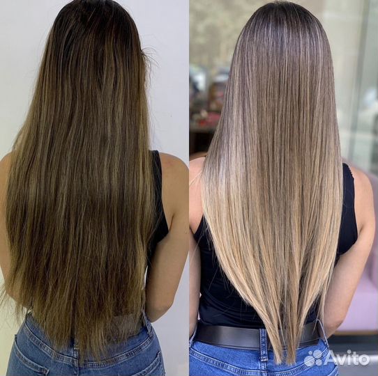 Окрашивание волос стрижки волос