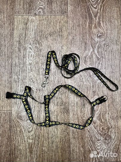 Жилет, шлейка, поводок 10м