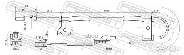 Датчик ABS перед прав suzuki grand vitara