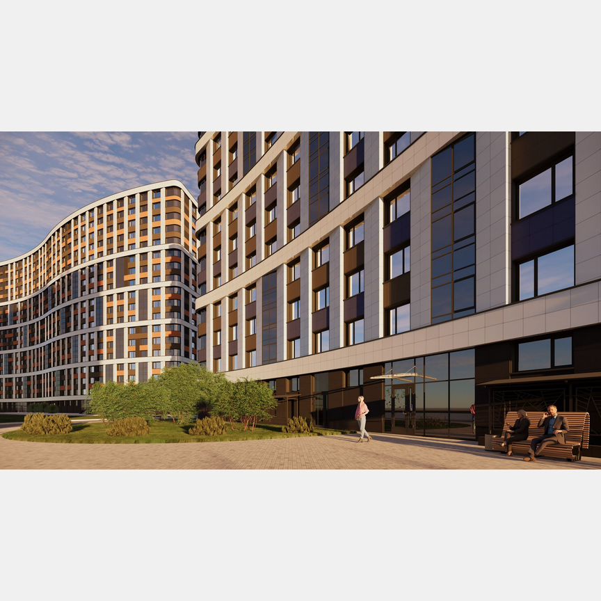 2-к. квартира, 45,3 м², 7/18 эт.