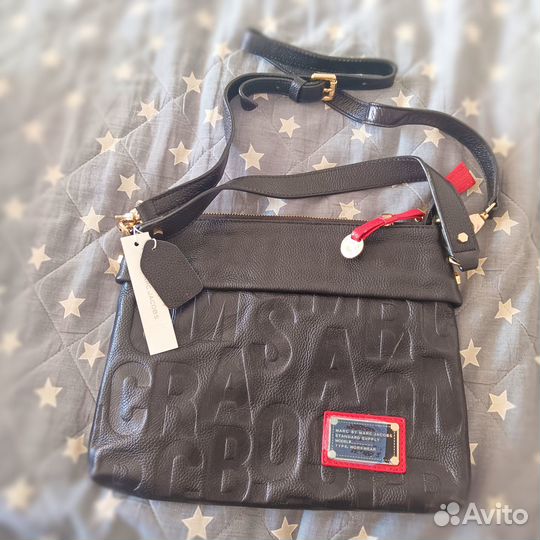 Сумка кожаная кроссбоди Marc Jacobs