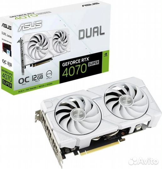 Asus GeForce RTX 4070 super dual EVO white 12G (dual-RTX4070S-O12G-EVO-white)