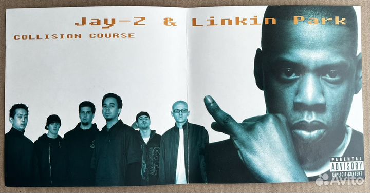 Cd диск linkin park & jay-z