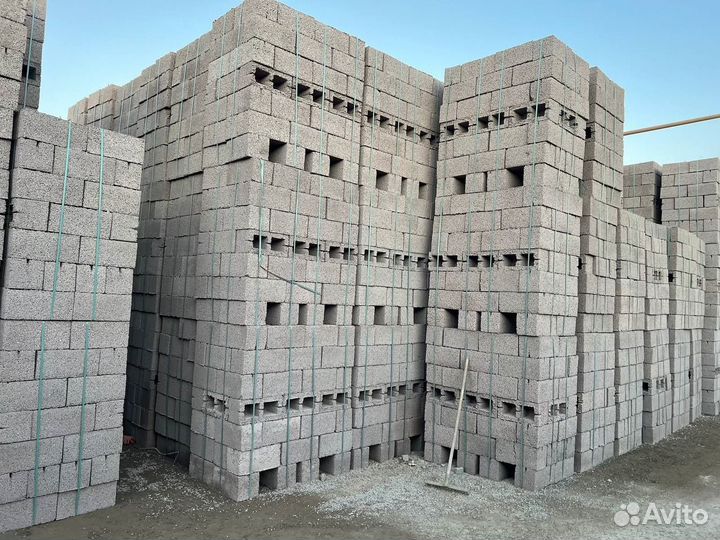 Керамзитный блок / Усиленный 39х19х19