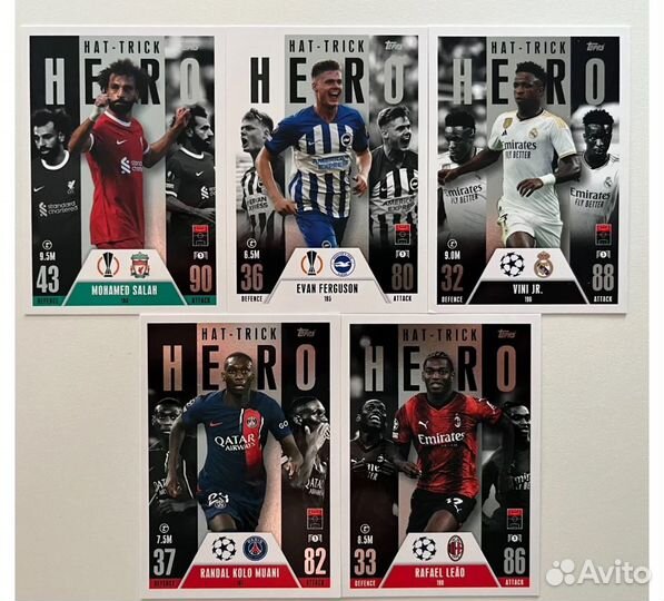 Футбольные карточки match attax 2023/2024