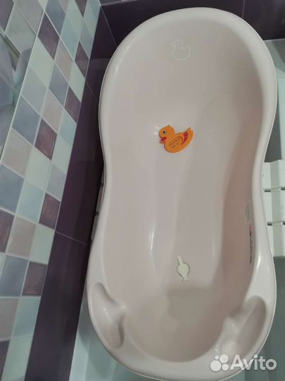 Ванночка для купания, 102см с отливом