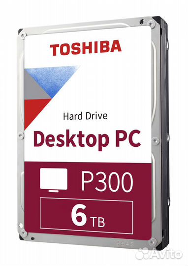 Жесткий диск новый в упаковке Toshiba P300 6тб