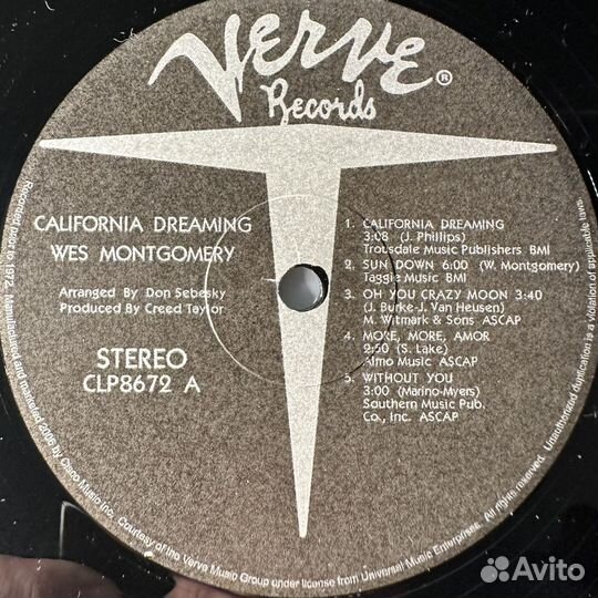 Wes Montgomery – California Dreaming (2007г.)