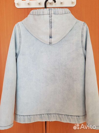 Джинсовая куртка рост 140