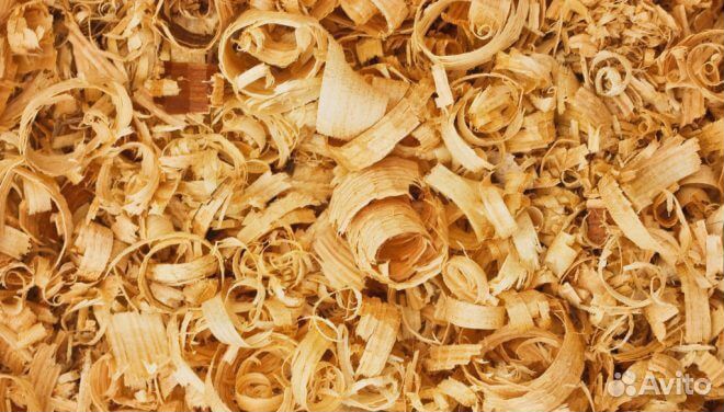 Опилки большие