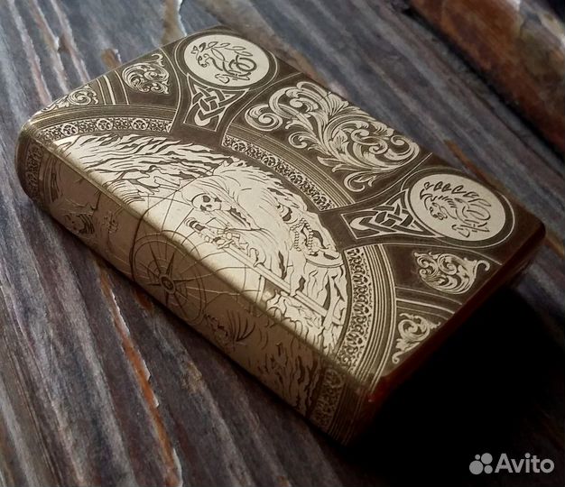 Зажигалка Zippo 204B с грав. Всадники Апокалипсиса